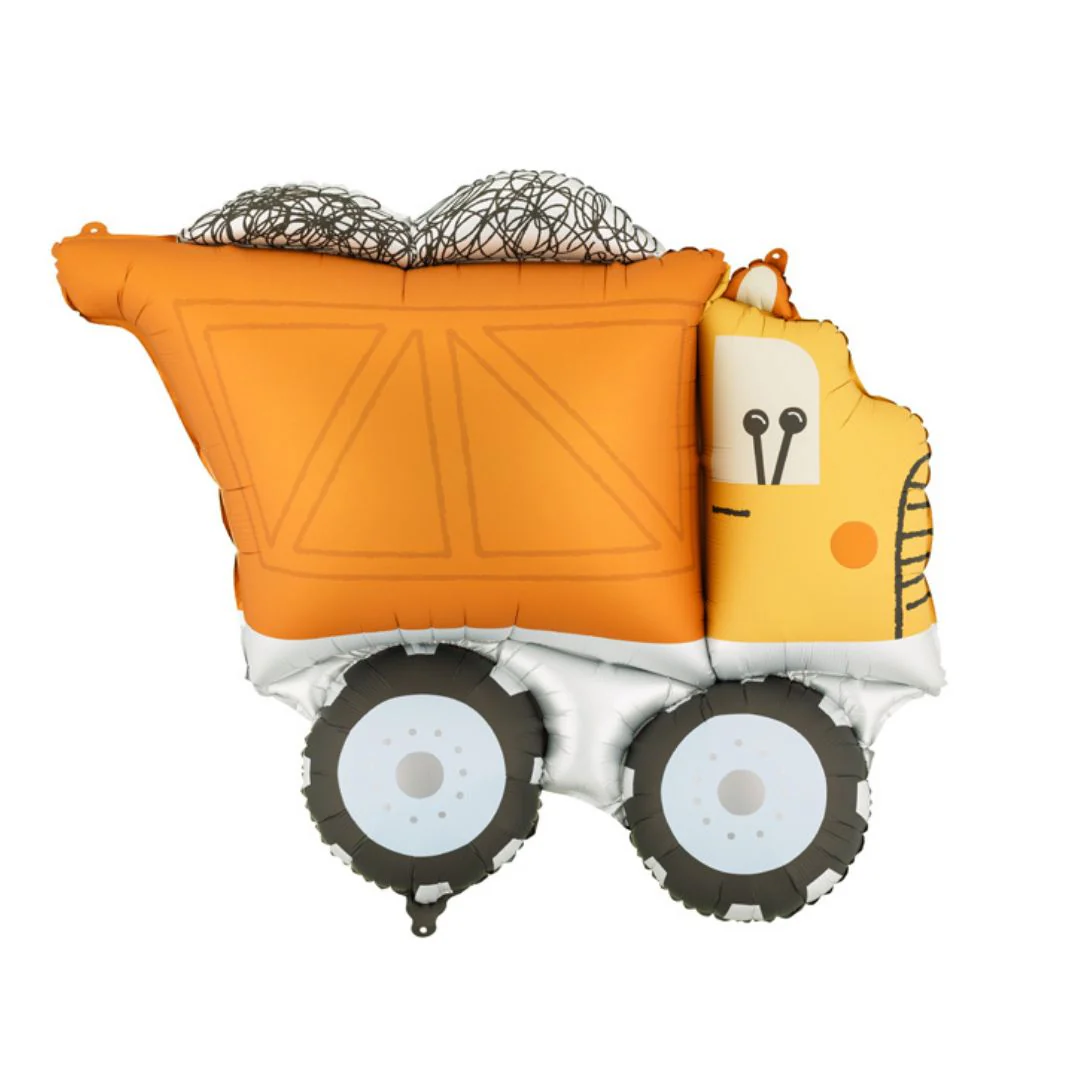 PartyDeco Truck 34" x 27" Supershape Foil Balloon (1)
